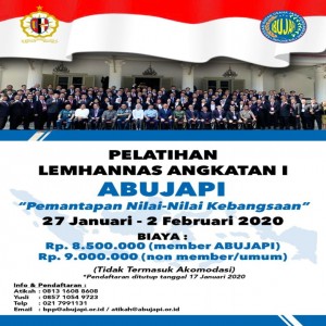 Pelatihan LEMHANNAS Angkatan ke-1